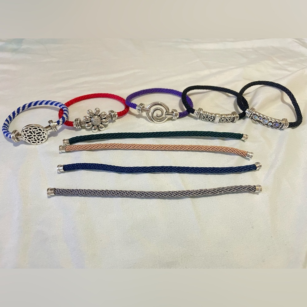 BRIGHTON COLOR CLIQUE bracelet and charm lot assortment